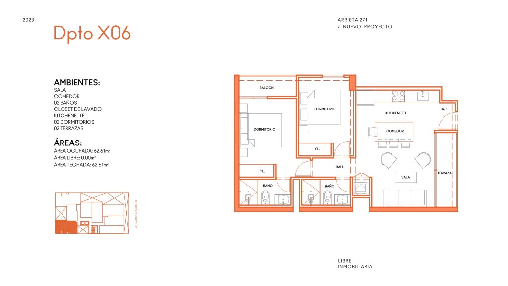 Planos Tipo X06 - Proyecto Arrieta Barranco